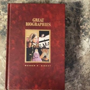 Reader’s Digest Great Biographies. 4 condensations of biographies.